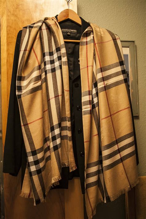 Vintage Burberry Shawl 